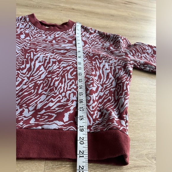 Madewell Sweatshirt Women's XS Tigerized Print Oversized Pullover Sweatshirt - Picture 7 of 9